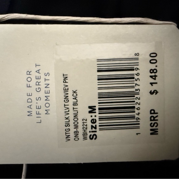 FAHERTY Silk Velvet Genevieve pant - Picture 5 of 6